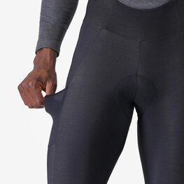 CASTELLI Lange Fahrradhose mit Trägern - UNLIMITED - Schwarz