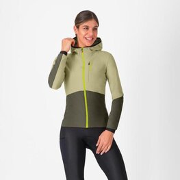 CASTELLI Fahrrad-Thermojacke - UNLIMITED W - Grün