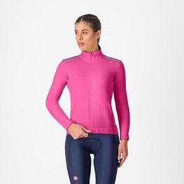 CASTELLI Fahrrad-Thermojacke - ESPRESSO AIR W - Rosa