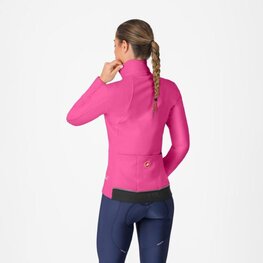 CASTELLI Fahrrad-Thermojacke - ESPRESSO AIR W - Rosa