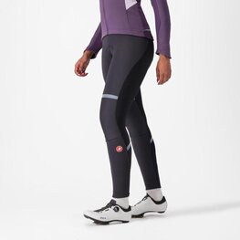 CASTELLI Lange Fahrradhose mit Trägern - POLARE 2 W - Schwarz