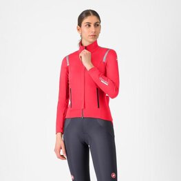 CASTELLI Fahrrad-Thermojacke - PERFETTO ROS 3 W - Rot
