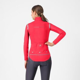 CASTELLI Fahrrad-Thermojacke - PERFETTO ROS 3 W - Rot