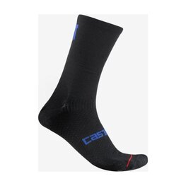 CASTELLI Klassische Fahrradsocken - COMO 15 W - Schwarz
