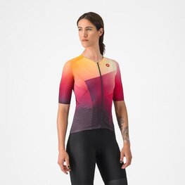 CASTELLI Kurzarm Fahrradtrikot - FREE SPEED 3 W RACE TOP - mehrfarbig