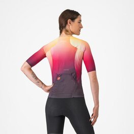 CASTELLI Kurzarm Fahrradtrikot - FREE SPEED 3 W RACE TOP - mehrfarbig