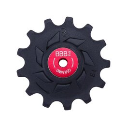 BBB Riemenscheiben - ROLLERBOYS CERAMIC 13T - Rot/Schwarz