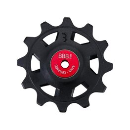 BBB Riemenscheiben - ROLLERBOY CERAMIC 12T SR - Rot/Schwarz