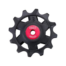 BBB Riemenscheiben - ROLLERBOY CERAMIC 12T SR - Rot/Schwarz