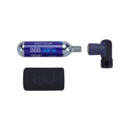 BBB CO2 Pumpen/Kartuschen - CO2 AIRPUSH - Schwarz