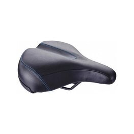BBB Sattel - COMFORTPLUS UPRIGHT LEATHER 225MM - Schwarz