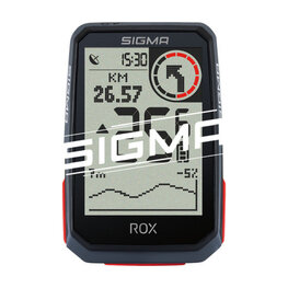 SIGMA SPORT Tachometer - ROX 4.0 HR SET - Schwarz