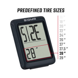 SIGMA SPORT Tachometer - BC 5.0 ATS - Schwarz