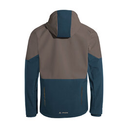 VAUDE Winddichte Fahrradjacke - QIMSA SOFTSHELL - Braun/Blau