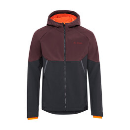 VAUDE Winddichte Fahrradjacke - QIMSA SOFTSHELL - bordeaux/Schwarz