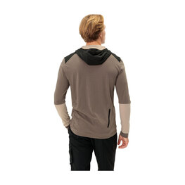 VAUDE Kapuzenpullover - QIMSA HOODY - Braun/Schwarz