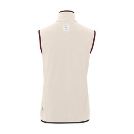 VAUDE Fahrradweste - ROSEMOOR FLEECE - Elfenbein/Gelb