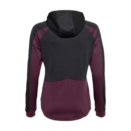 VAUDE Langarm Fahrradtrikot für den Winter - QUIMSA LS - bordeaux/Rosa/Schwarz