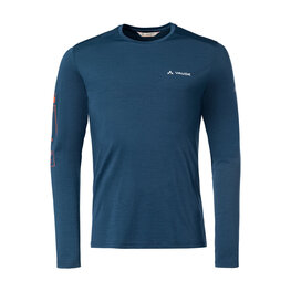 VAUDE Langarm Fahrrad-Shirt - MONVISO MERINO - Blau