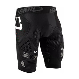 LEATT Gepolsterte Innenhosen - IMPACT SHORTS 3DF 4.0 - Schwarz/Weiß