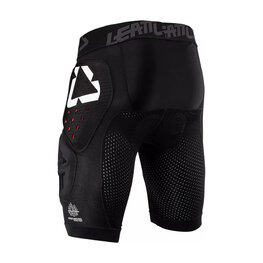 LEATT Gepolsterte Innenhosen - IMPACT SHORTS 3DF 4.0 - Schwarz/Weiß