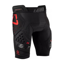 LEATT Gepolsterte Innenhosen - IMPACT SHORTS 3DF 5.0 - Schwarz/Rot