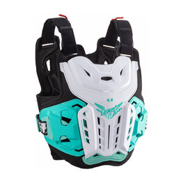 LEATT Brust- und Rückenprotektor - CHEST PROTECTOR 4.5 WOMEN - Schwarz/Weiß/Grün