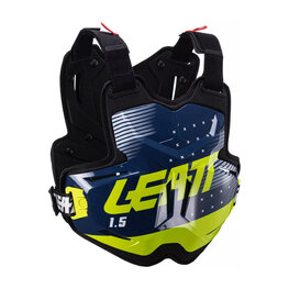 LEATT Brust- und Rückenprotektor - CHEST PROTECTOR 1.5 TORQUE - Schwarz/Blau/Gelb