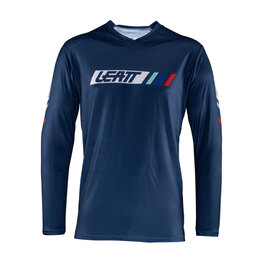 LEATT Langarm Fahrradtrikot für den Sommer - MTB ENDURO 4.0 - Blau