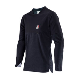 LEATT Langarm Fahrradtrikot für den Sommer - MTB ALL MOUNTAIN 5.0 - Schwarz