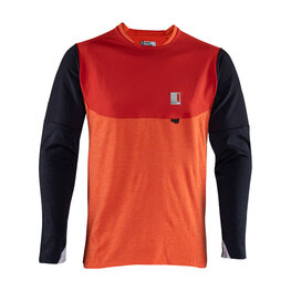 LEATT Langarm Fahrradtrikot für den Sommer - MTB ALL MOUNTAIN 5.0 - Rot