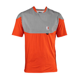 LEATT Kurzarm Fahrradtrikot - MTB ALLMOUNTAIN 3.0 - Rot/Grau