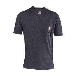 LEATT Kurzarm Fahrradtrikot - MTB ALLMOUNTAIN 2.0 - Schwarz