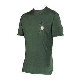 LEATT Kurzarm Fahrradtrikot - MTB ALLMOUNTAIN 2.0 - Grün