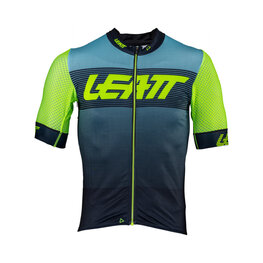 LEATT Kurzarm Fahrradtrikot - MTB ENDURANCE 6.0 - Grün/Blau