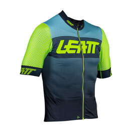 LEATT Kurzarm Fahrradtrikot - MTB ENDURANCE 6.0 - Grün/Blau