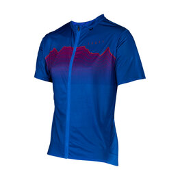 LEATT Kurzarm Fahrradtrikot - MTB TRAIL 3.0 - Blau