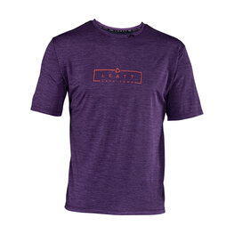 LEATT Kurzarm Fahrradtrikot - MTB TRAIL 1.0 - Lila