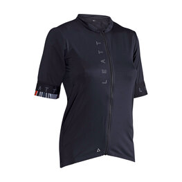 LEATT Kurzarm Fahrradtrikot - MTB ENDURANCE 5.0 W - Schwarz