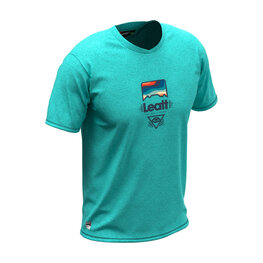 LEATT Kurzarm Fahrradtrikot - MTB ALLMOUNTAIN 2.0 JUNIOR - Grün