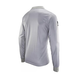 LEATT Langarm Fahrrad-Shirt - POLO TEAM LONG - Weiß
