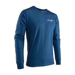 LEATT Langarm Fahrrad-Shirt - CORE LONG - Blau