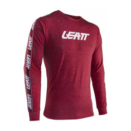 LEATT Langarm Fahrrad-Shirt - PREMIUM LONG - Rot
