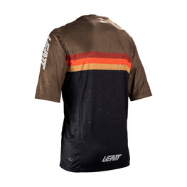 LEATT Kurzarm Fahrradtrikot - MTB ENDURO 3.0 - Schwarz