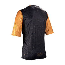 LEATT Kurzarm Fahrradtrikot - MTB ENDURO 3.0 - Schwarz/Braun