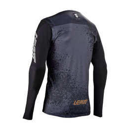 LEATT Langarm Fahrradtrikot für den Sommer - MTB GRAVITY 5.0 - Schwarz
