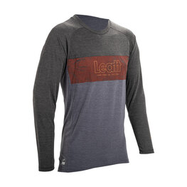 LEATT Langarm Fahrradtrikot für den Sommer - MTB GRAVITY 2.0 - Schwarz