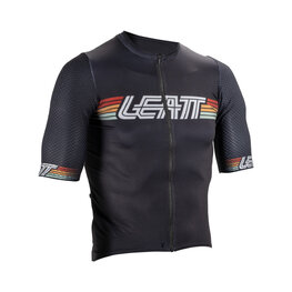 LEATT Kurzarm Fahrradtrikot - MTB ENDURANCE 6.0 - Schwarz