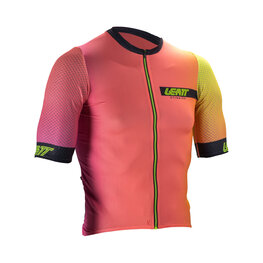 LEATT Kurzarm Fahrradtrikot - MTB ENDURANCE 6.0 - Orange/Gelb