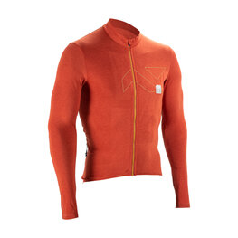 LEATT Langarm Fahrradtrikot für den Sommer - MTB ENDURANCE 4.0 - Rot